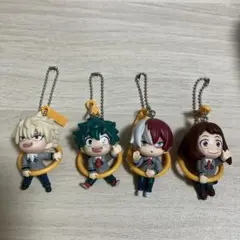 僕のヒーローアカデミア フィギュアキーホルダー 4点セット