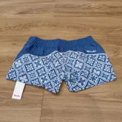 cocoloa 青色花柄ショートパンツ Mサイズ