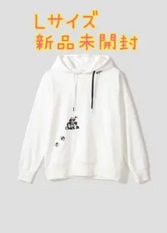 こち。様専用　グラニフ　Lサイズ　ローリングパンダズ　パンダ　刺繍　ホワイト