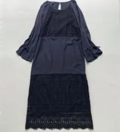 【未使用近/近年物】グレースコンチネンタル レースコンビ ロングワンピ 36