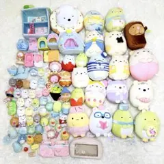 すみっコぐらし ぬいぐるみ マスコット まとめ売り 100点セット すみっコぐらしぬいぐるみマスコットまとめ売り100点セットサンエックス