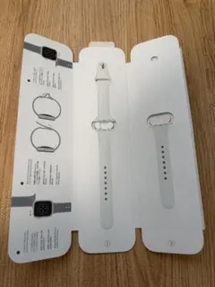 純正 Apple Watch シリコンバンド ホワイト