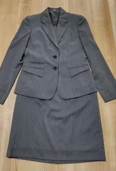 グレー ストライプ スーツ セット