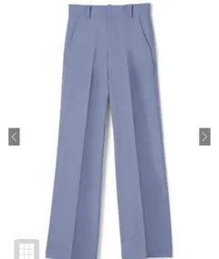 GRL センタープレスストレートパンツ