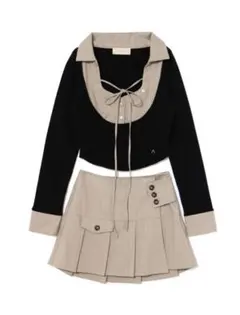【正規品】S andmary Robin girls set up beige