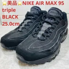 ⭐️美品⭐️NIKE AIR MAX 95 triple BLACK 25.0cm