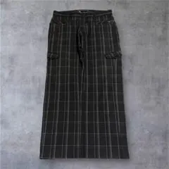 00s archive OAKLEY wide check pants y2kのサムネイル