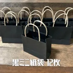 ラブちゃん様専用★黒ミニ紙袋 24枚セット(しっかり厚め)