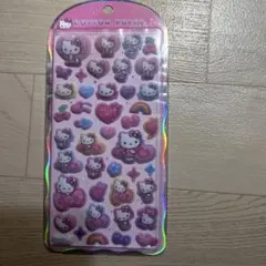 サンリオ ハローキティ コットンパフィーシール　未開封