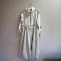 ローリーズファームホワイト 長袖 ロングワンピース サイズ2