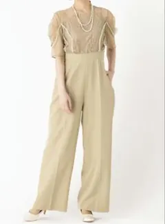 【新品タグ付き】LAGUNAMOON オールインワン グレージュ 結婚式