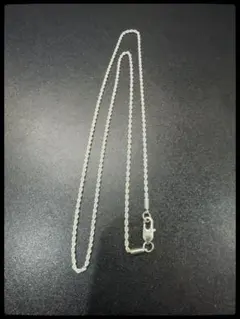 シルバー925 ツイストチェーン ネックレス 約55cm