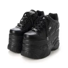 YOSUKE 厚底スニーカー 黒 23.0cm