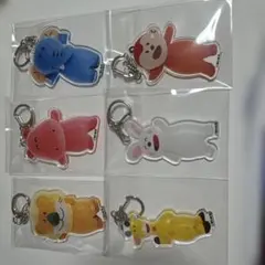 たべっ子どうぶつ　ライブキャラクターアクリルキーホルダー