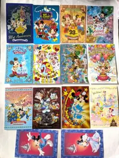 ディズニーリゾート　周年ポストカード　14枚セット