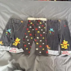 ミキハウス パンツ 3点セット　ベビー　スパッツ
