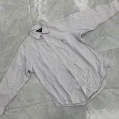 Ralph Lauren ストライプ シャツ コットン 長袖 ボタンダウン