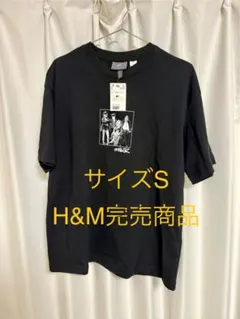 【タグ付き未使用】【早い者勝ち】H&M ゴリラズ　Tシャツ　ブラック　sサイズ