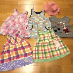 KP ニットプランナー　ワンピース　ニットベスト　帽子セット　80-95cm