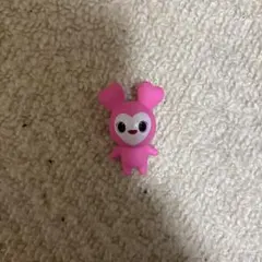 ピンクのハート耳マスコット