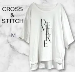 CROSS & STITCH クロスステッチ　白Tシャツ Mのサムネイル