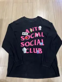 【USA製】ASSC BT21 BTS ロンT XL 黒 両面プリントのサムネイル