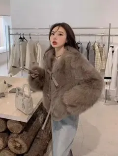 大人気♡冬にぴったりファーコート　お出かけ女子会デートに最適