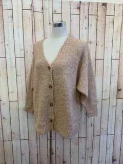 ⭐︎mysty woman⭐︎秋冬レディース暖かカーディガンF【中古】b53