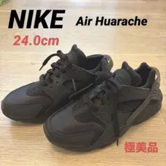 極美品☆NIKE Air Huarache エアハラチ　ブラック　24.0