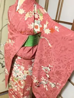 (う59) 百花ノ薫り ✦ 華やぐ大正ロマン アンティーク振袖㊗️④点セット う59) 百花ノ薫り ✦ 華やぐ大正ロマン アンティーク振袖㊗️④点