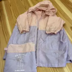 GLOBAL WORK レインコート Sサイズ
