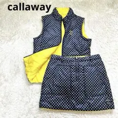 【callaway Golf】ベストスカートウェア　セットアップ　リバーシブル
