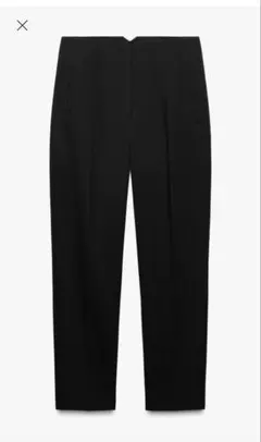 ZARA ザラ　ハイウエストパンツ S ブラック
