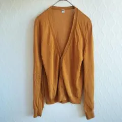 ✨ユニクロ✨UNIQLO 長袖カーディガン【M】羽織り トップス 薄手 無地
