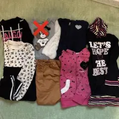 女の子用カジュアルトップスセット 130cm