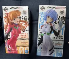 C賞綾波レイ、D賞アスカ・ラングレー 一番くじ 新世紀エヴァンゲリオン