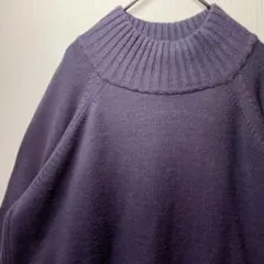 SENSE OF PLACE ハイネックニット 紫F