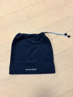 mont-bell フリース ネックウォーマー 黒ストレッチ
