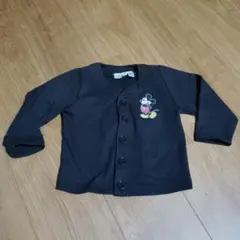 ミッキーマウス カーディガン 90サイズ ブラック