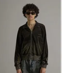 ANDER HUNK Faded Short Track Jacket