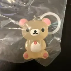 リラックマ　クリアマスコットチャーム　めじるしアクセサリー　コリラックマ