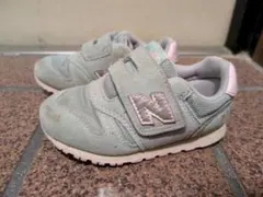 New Balance 373 ベビーシューズ グリーン/ピンク