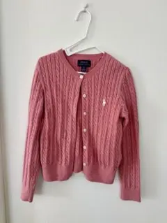 POLO RALPH LAUREN ピンク カーディガン