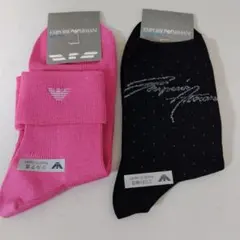 EMPORIO ARMANI 靴下22センチ〜24センチ2足新品のサムネイル