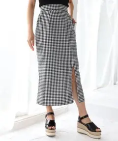 NICE CLAUP スリットタイトスカートのサムネイル