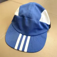 サッカー キャップ 帽子 ジュニア 青 アディダス adidas