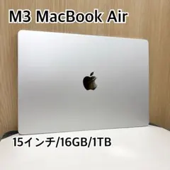 極美品✨️】MacBookAir15インチM3 16GB/512GB充放電15回 - メルカリ