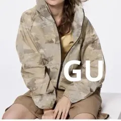 【美品】GU ジーユーポケッタブルライト　ナイロンブルゾン　XL