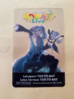 ポケモン 初音ミク ららぽーと東京ベイ限定 クリアカード 1枚 - メルカリ