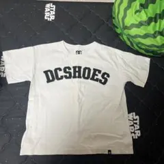 DC Shoes ロゴ入り ホワイト Tシャツ　150